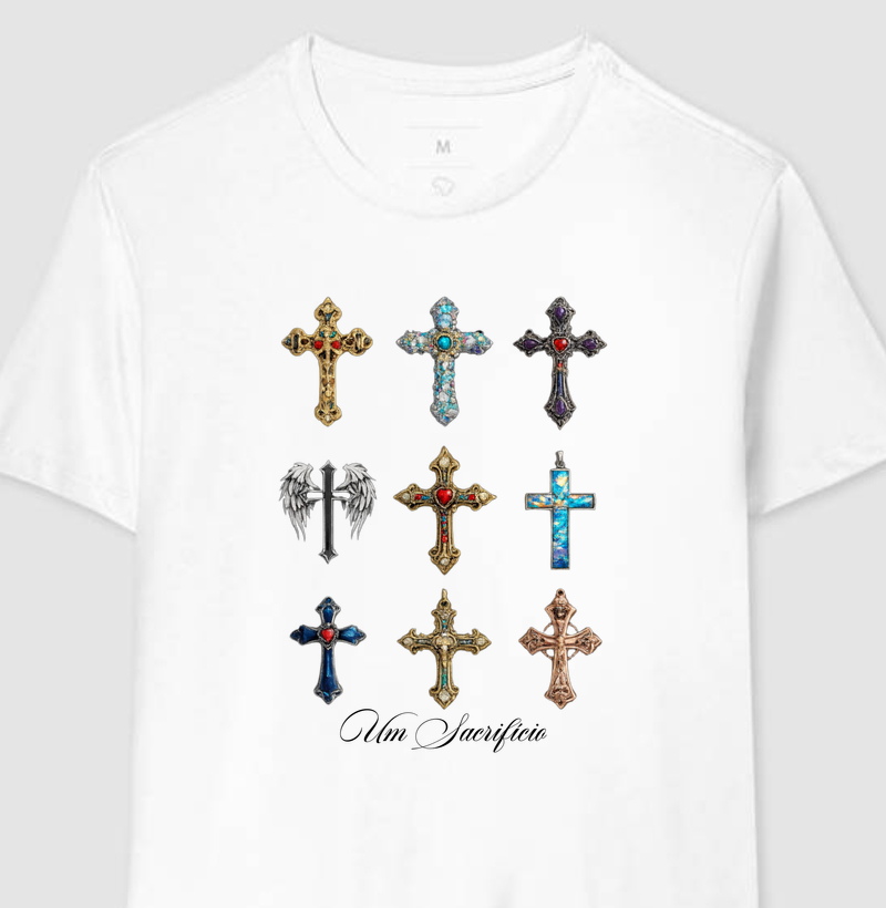 T-Shirt Um Sacrifício; Unissex