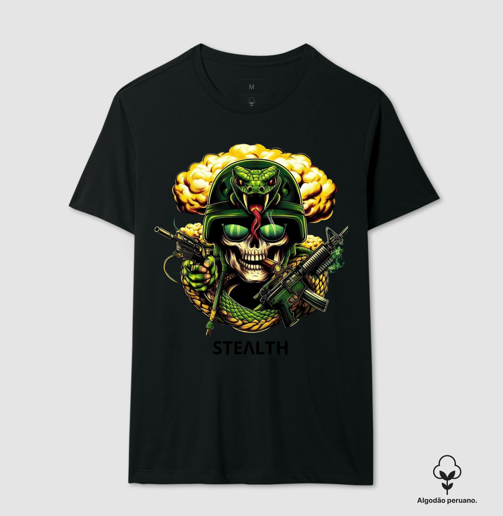 Caveira e cobra