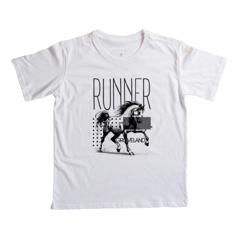 CAMISETA INFANTIL HORSE RUNNER 