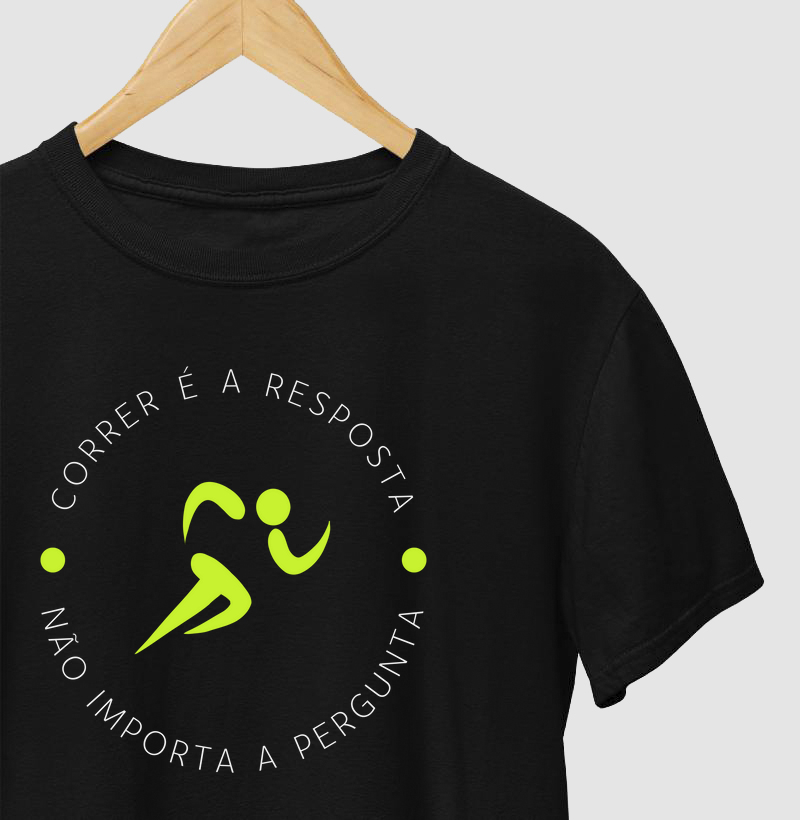 Camiseta Fawk - Correr é a resposta