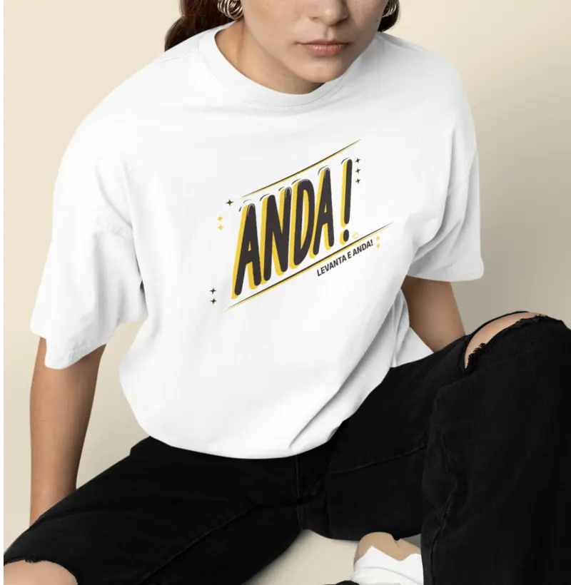 Camiseta Oversized - ANDA