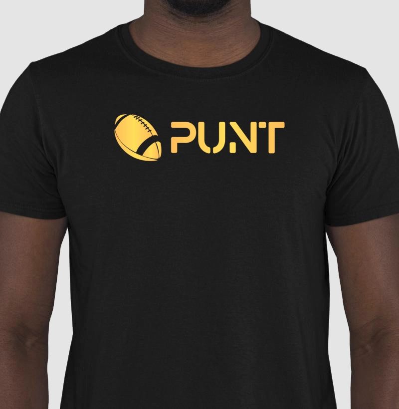 Camiseta algodão Logo PUNT Amarelo