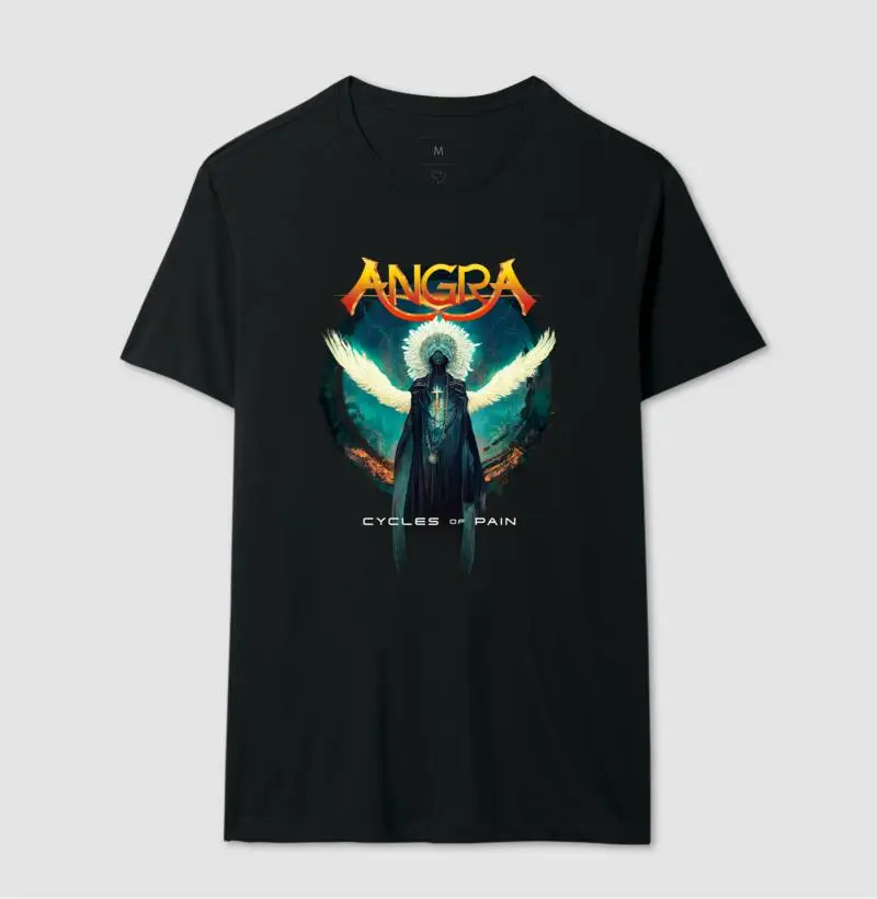 Camiseta Angra Álbum Cycles Of Pain