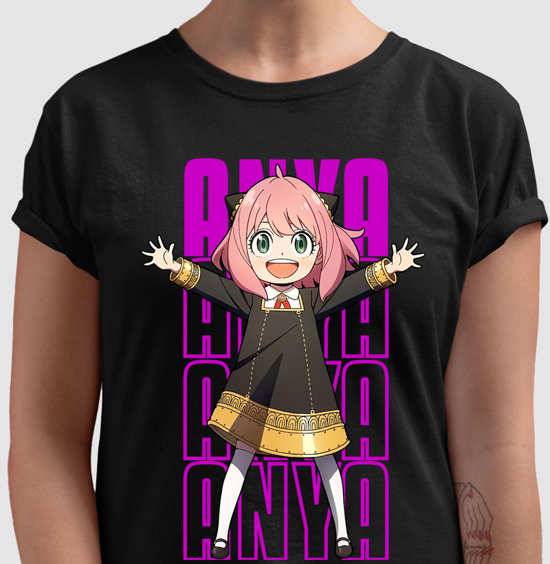 T-shirt Anya Braços Abertos - Spy x Family