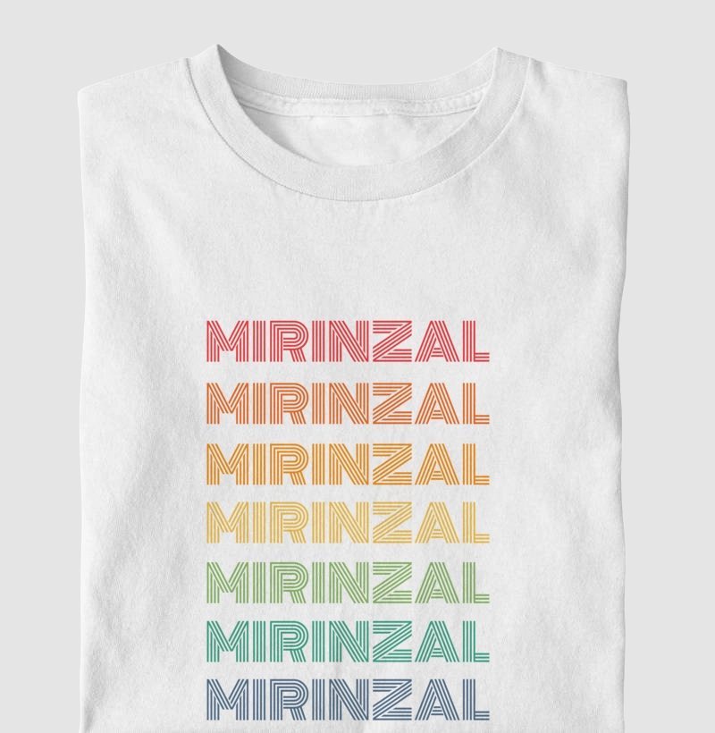 Mirinzal Letreiro Retrô