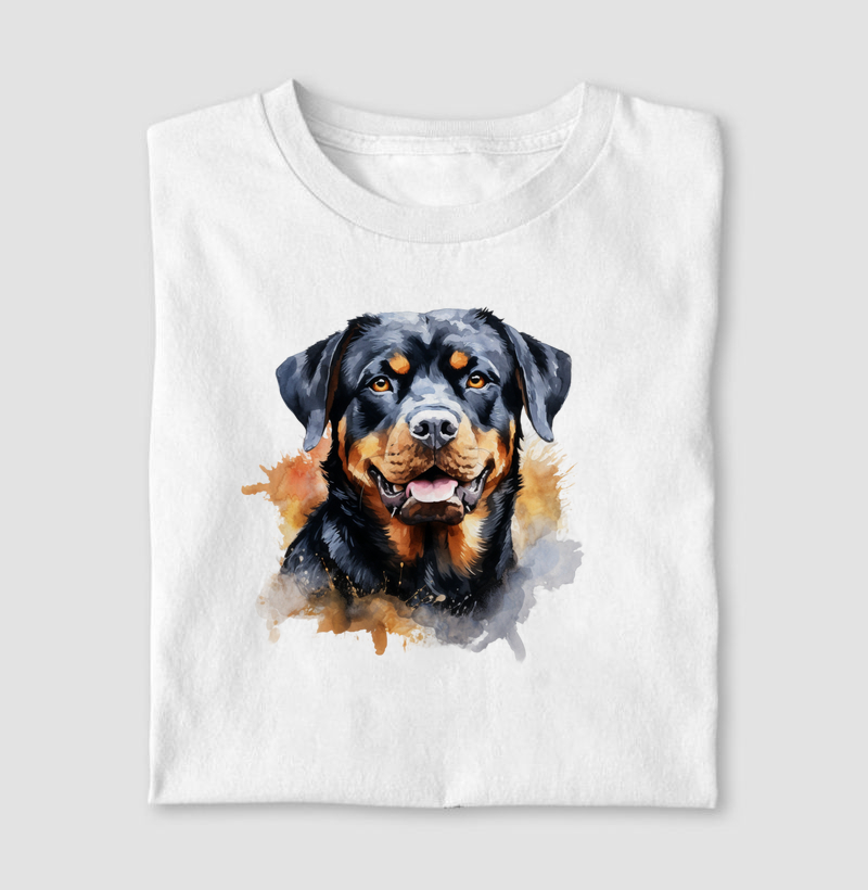 Rottweiler aquarela