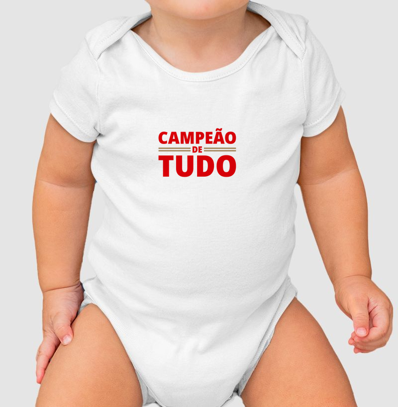 Body Infantil Campeão de Tudo