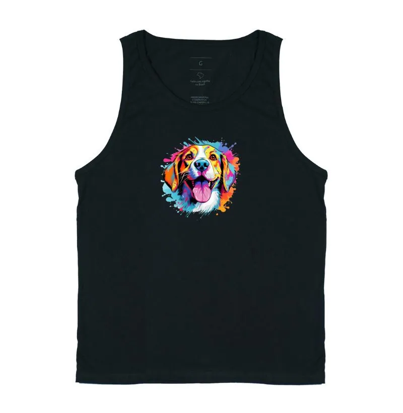 Beagle Graffiti Tank