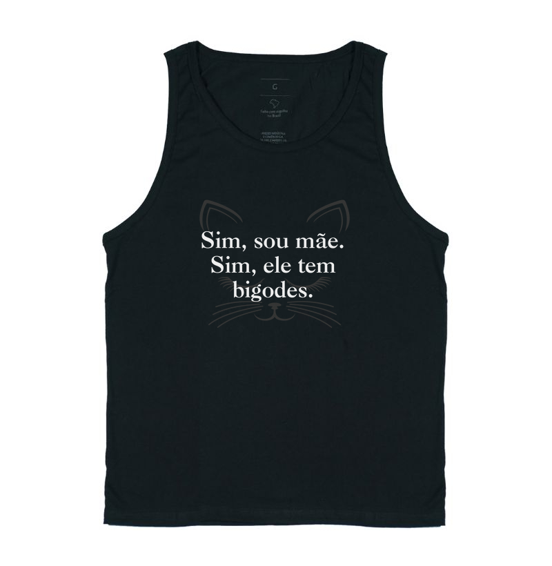 Sim, sou mãe. Sim, ele tem bigodes