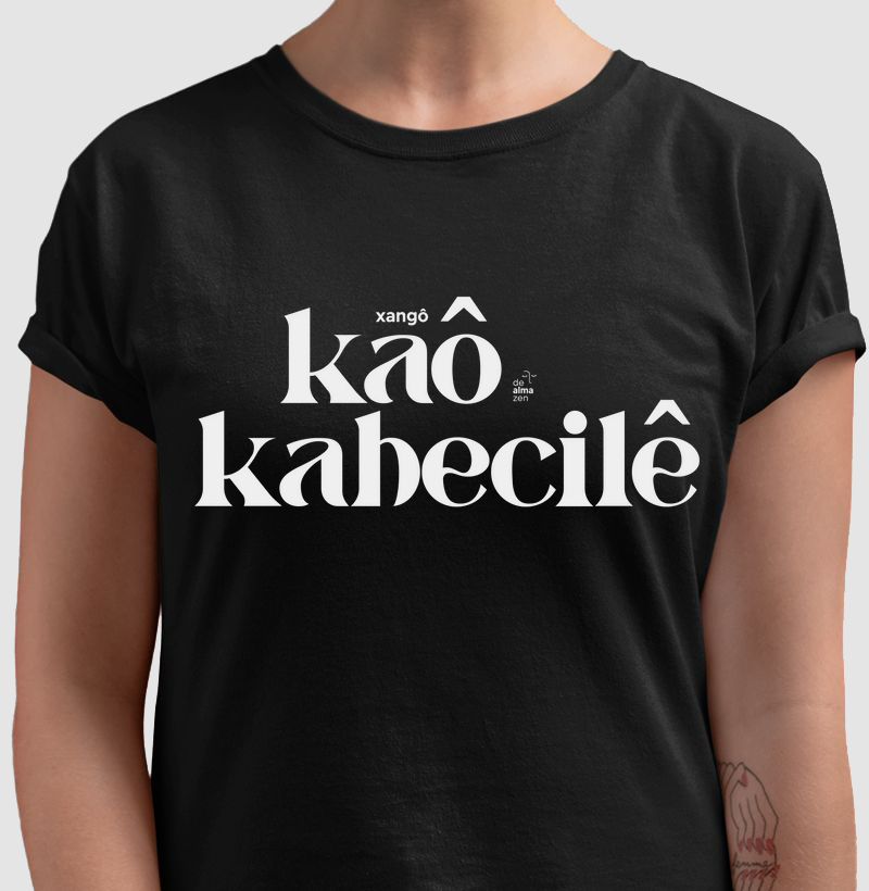 Camiseta kaô Kabecilê