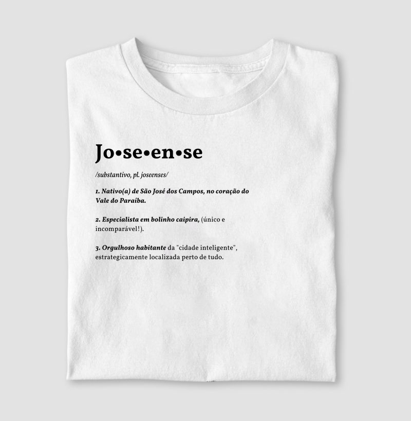 Camiseta Joseense – Definição de Dicionário