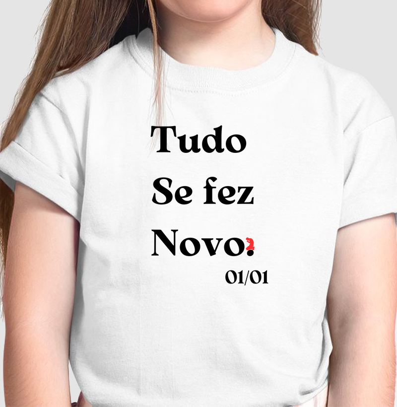 Tudo Se fez Novo. (letra preta)