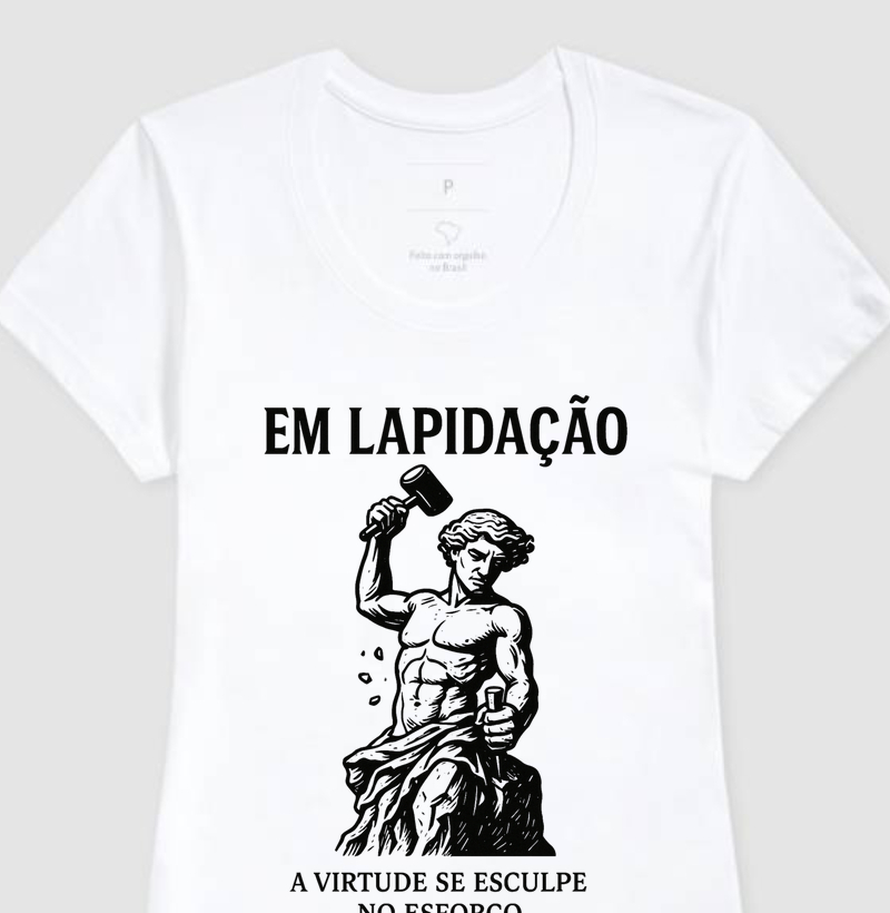 Camiseta Em Lapidação