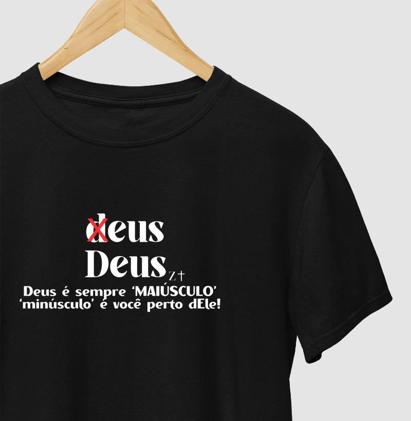 Deus é sempre 'MAIÚSCULO'