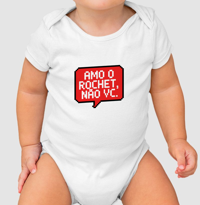 Body Infantil Amo o Rochet