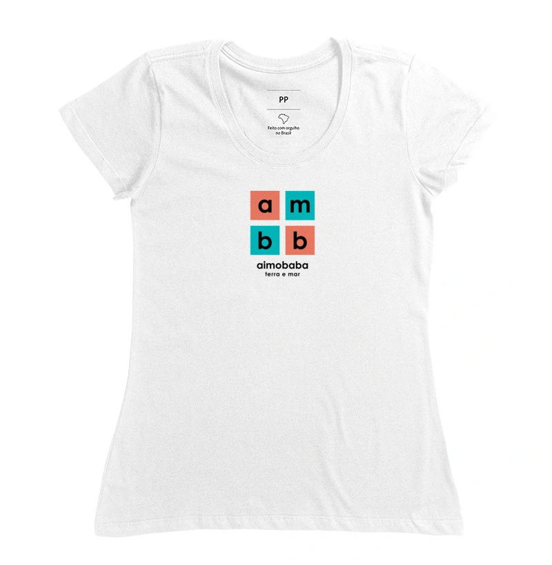 Camiseta ambb feminina branca