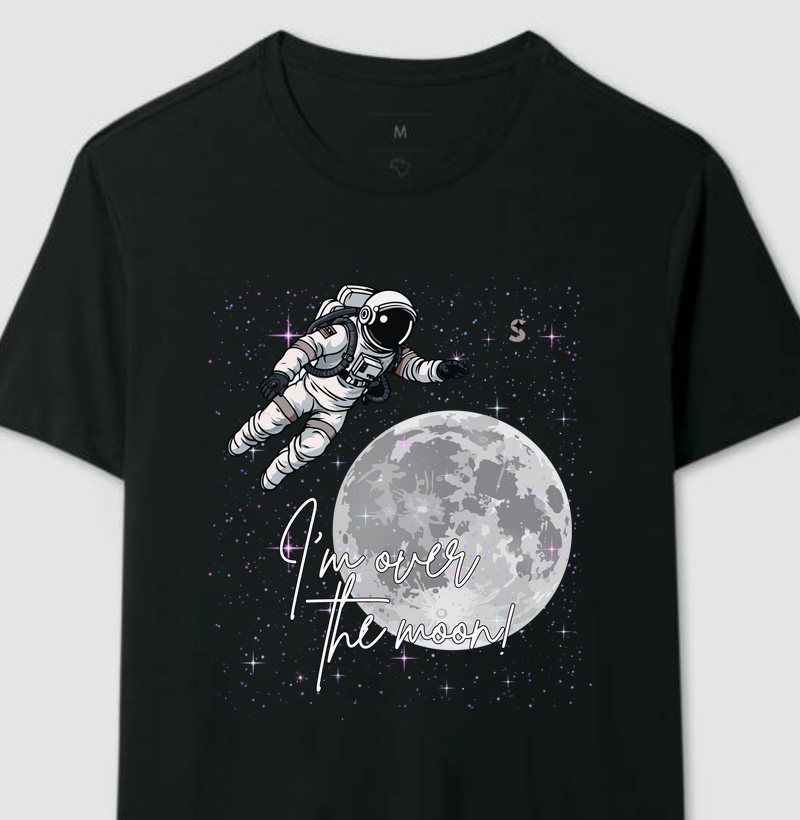 I’m Over the Moon Camiseta Supernova Estampada