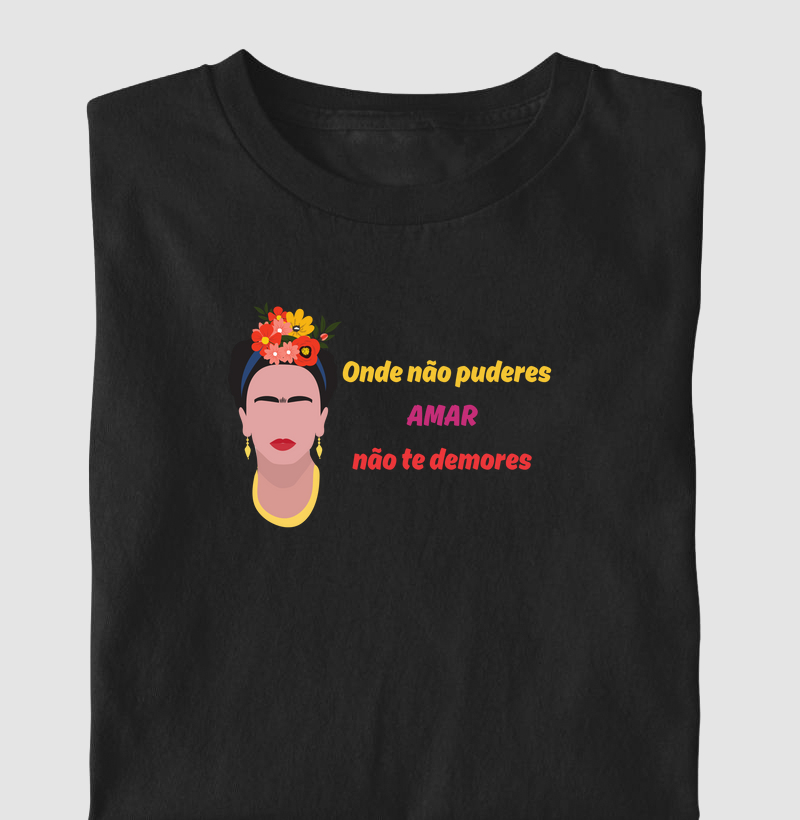 ONDE NAO PUDERES AMAR NÃO TE DEMORES