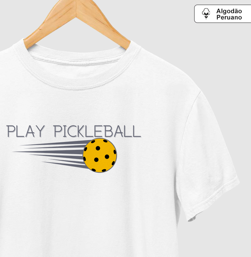 I play pickleball - (Eu pratico pickleball)