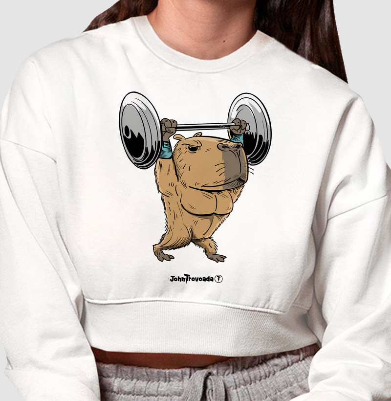Cropped Moletom Capivara Jerk
