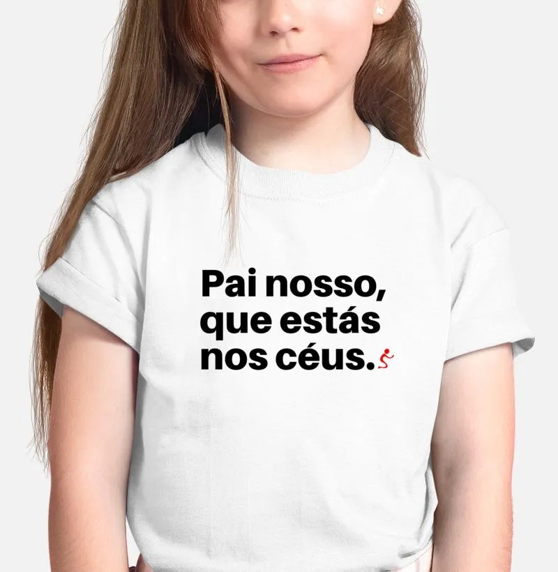 Camiseta Infantil Pai nosso