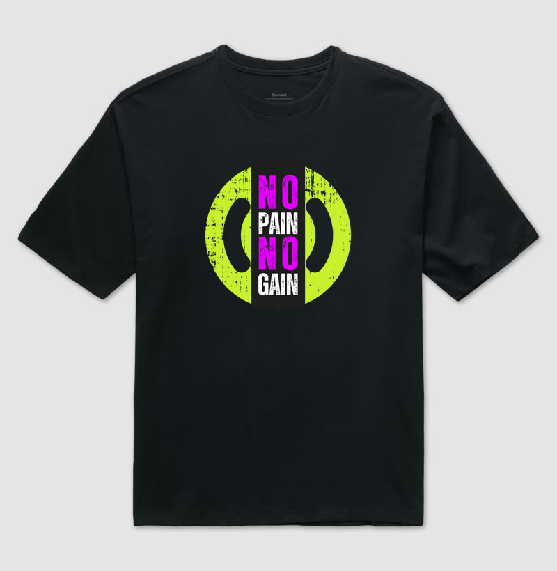 Camiseta Fawk - No Pain No Gain