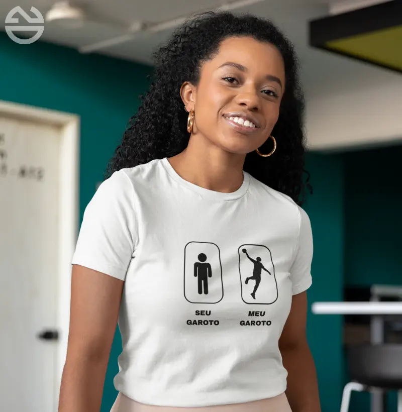 Camiseta Handebol -  Seu garoto, meu garoto!  Fem.