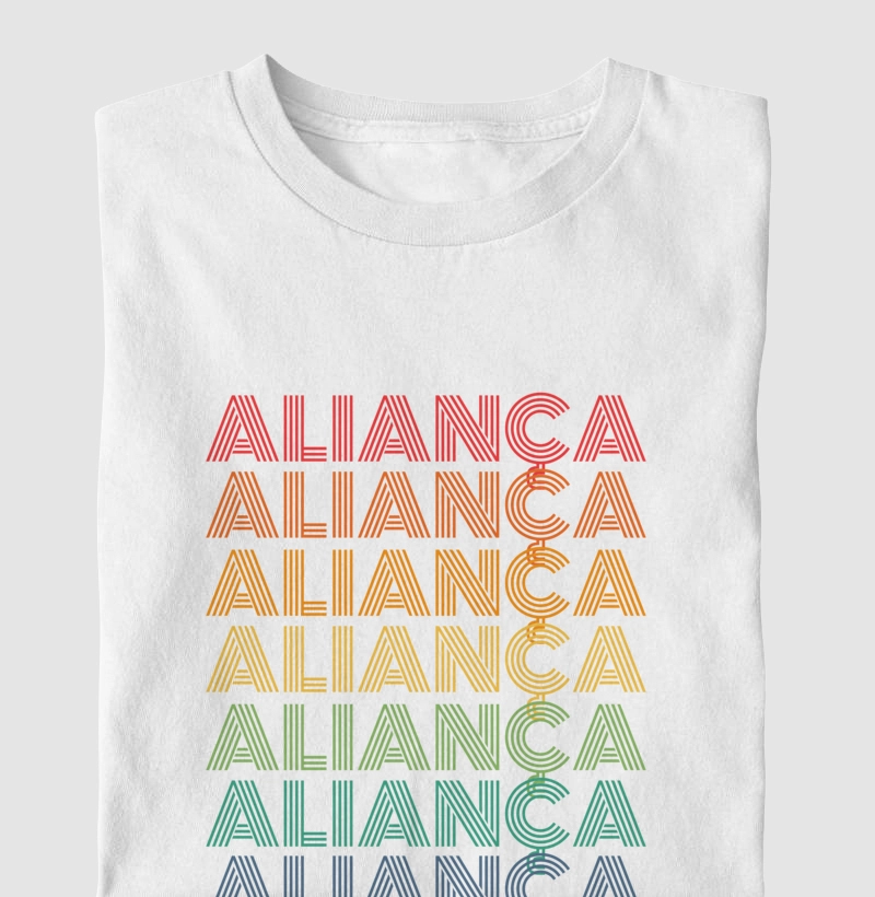 Aliança Letreiro Retrô