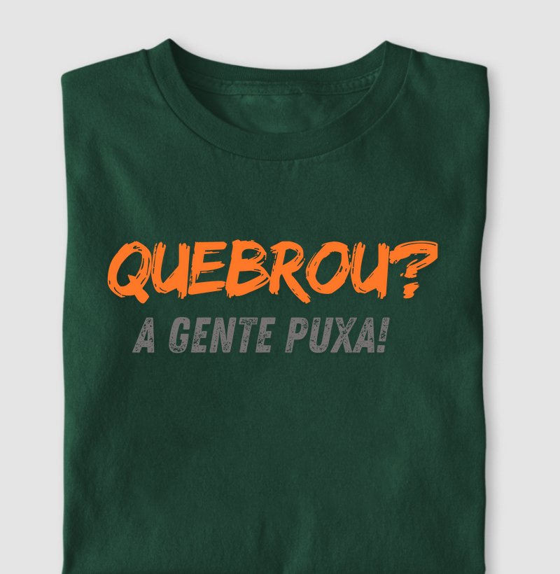 Quebrou a gente puxa