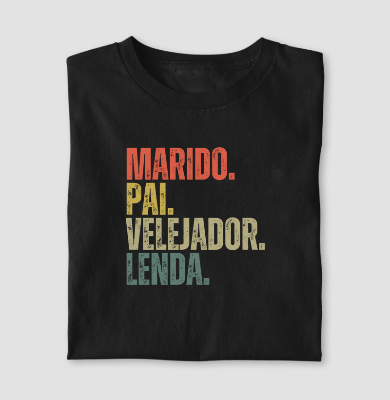 Marido pai velejador lenda - Algodão 30.1 