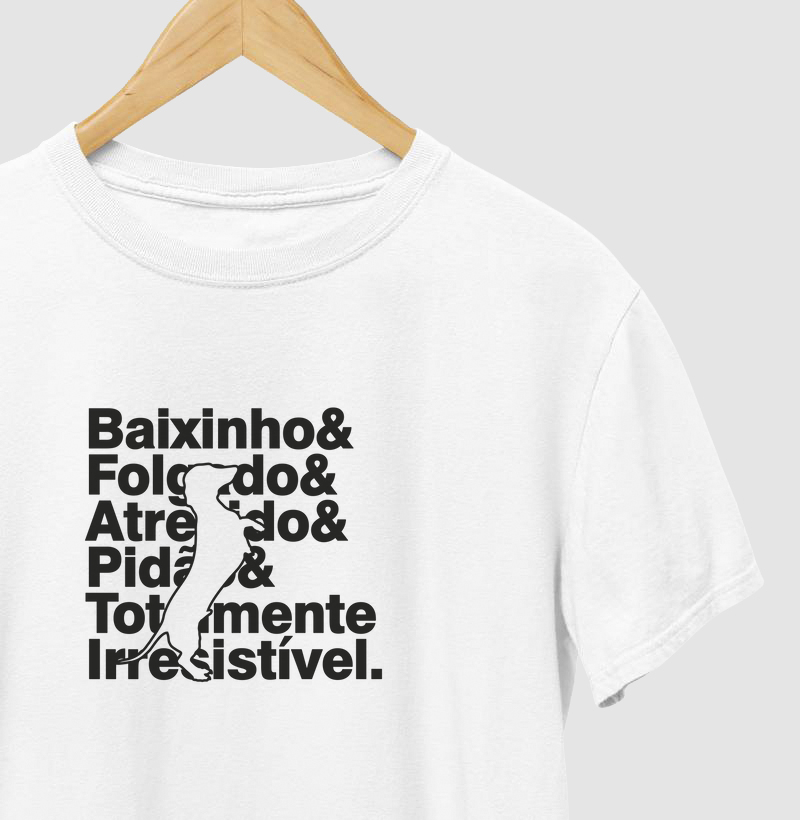 Camiseta estampada Baixinho & Folgado &...