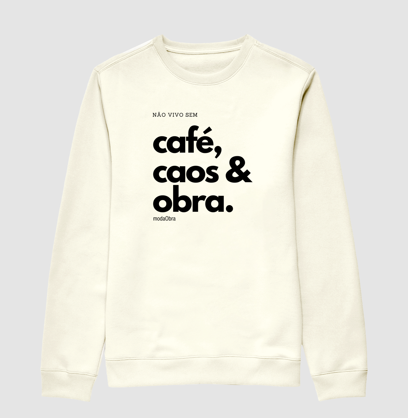 Café, caos e obra.
