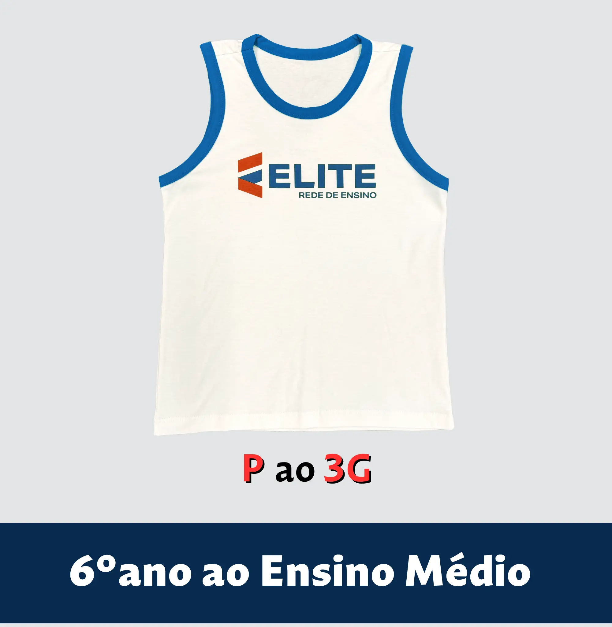 Regata Elite Azul Royal - 6º ano ao Ensino Médio