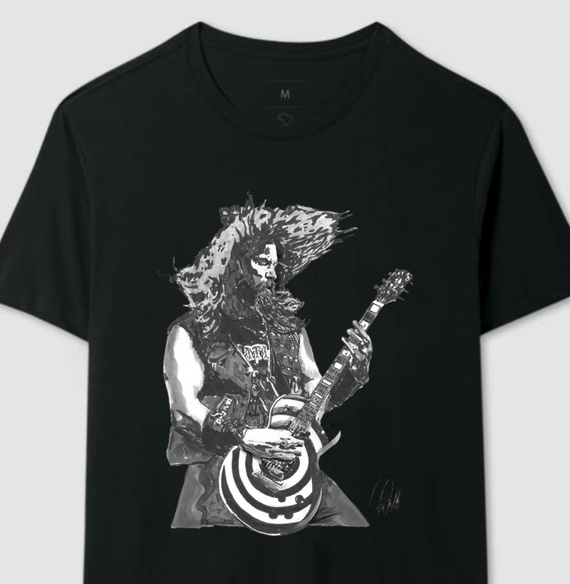 Camiseta Zakk Wylde - Arte