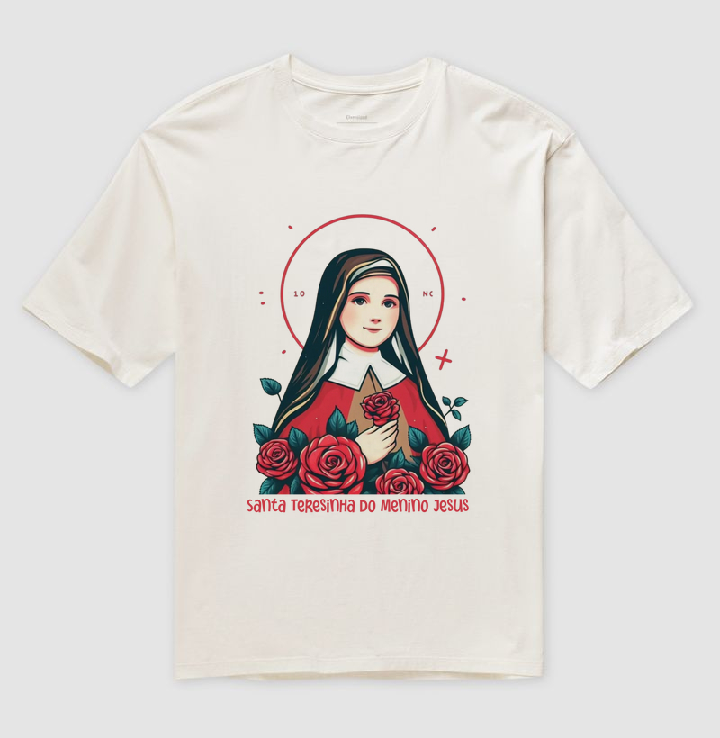 Camiseta OVersized Santa Teresinha do Menino Jesus