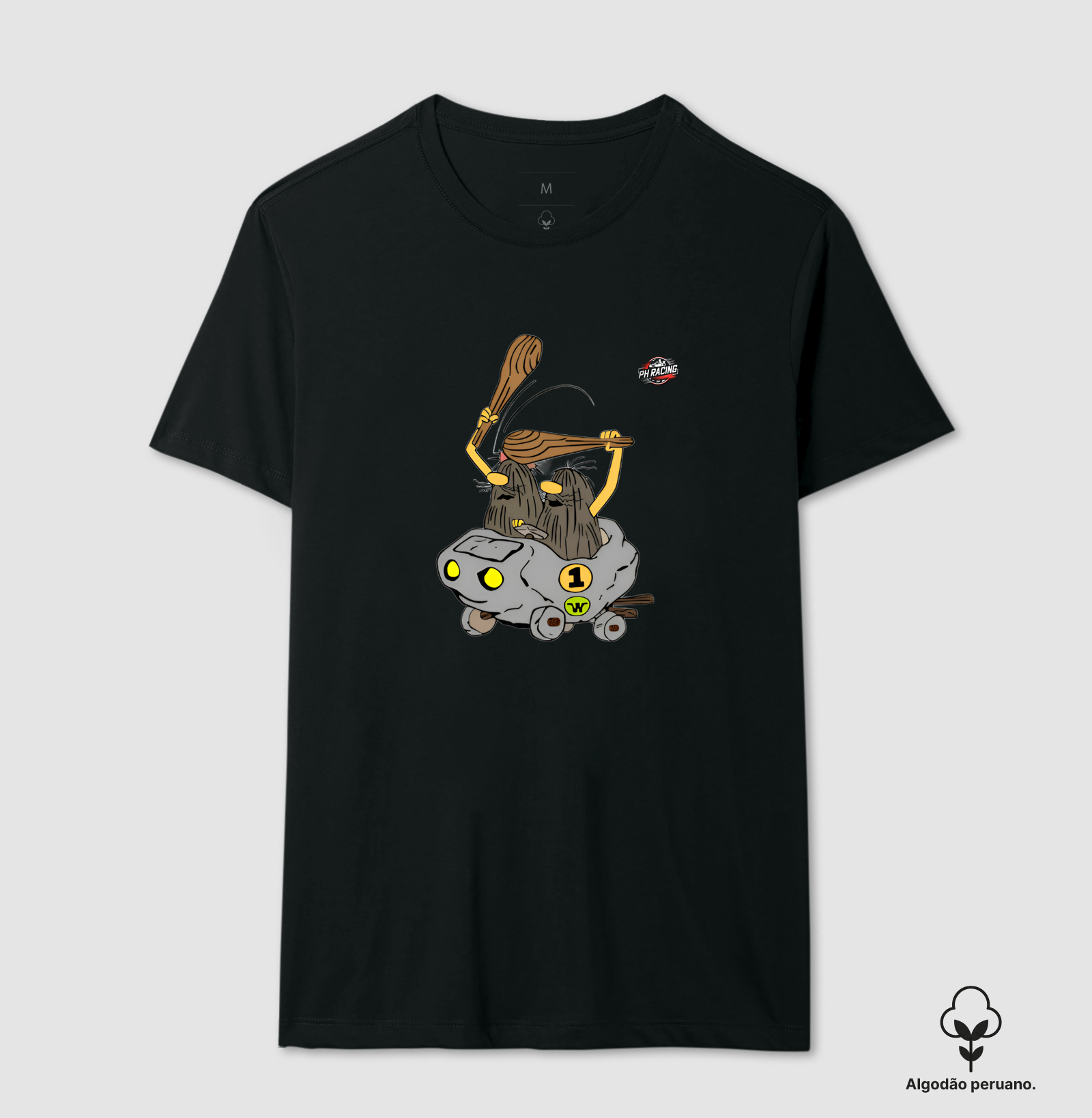 Camiseta Algodão Peruano - Irmãos Rocha Corrida Maluca