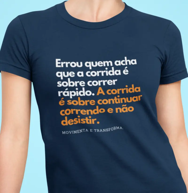 Correr e não desistir
