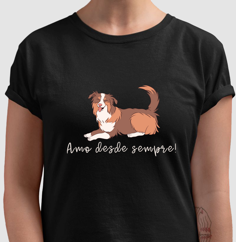 Camiseta Amo desde sempre