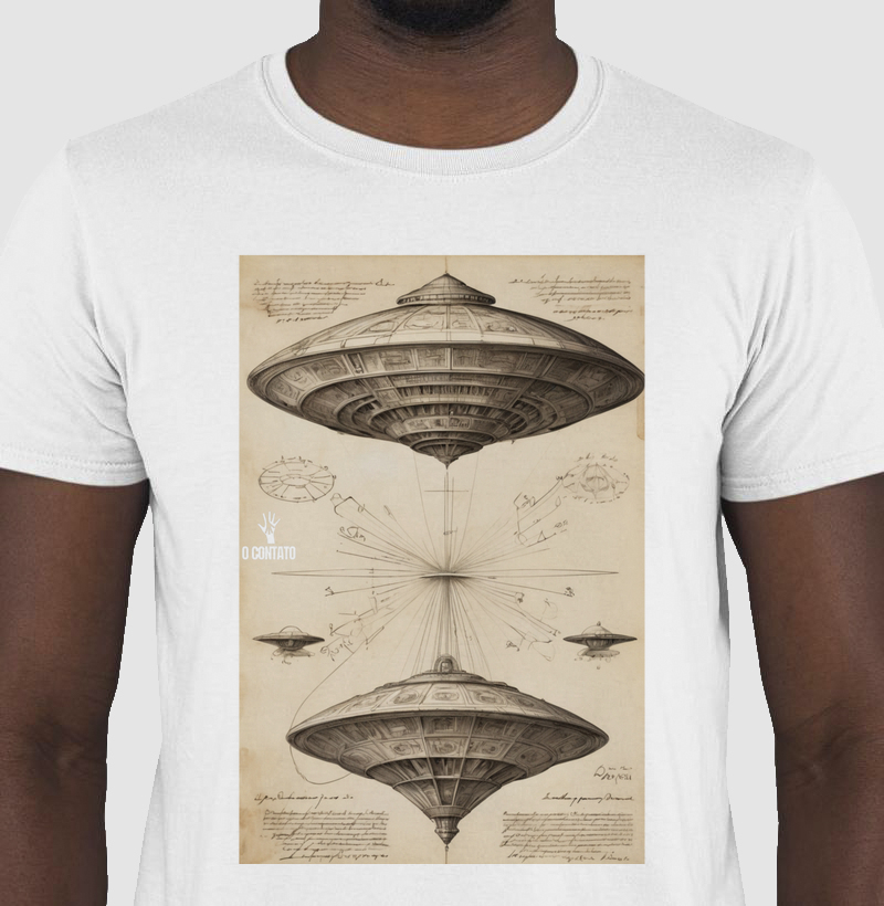 T Shirt - Da Vinci UFO