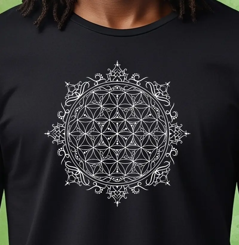Flor da Vida Tribal White