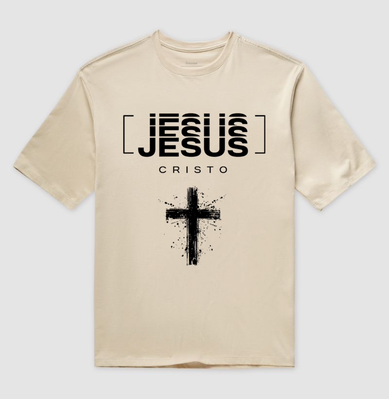 Camiseta Oversized Jesus Cristo