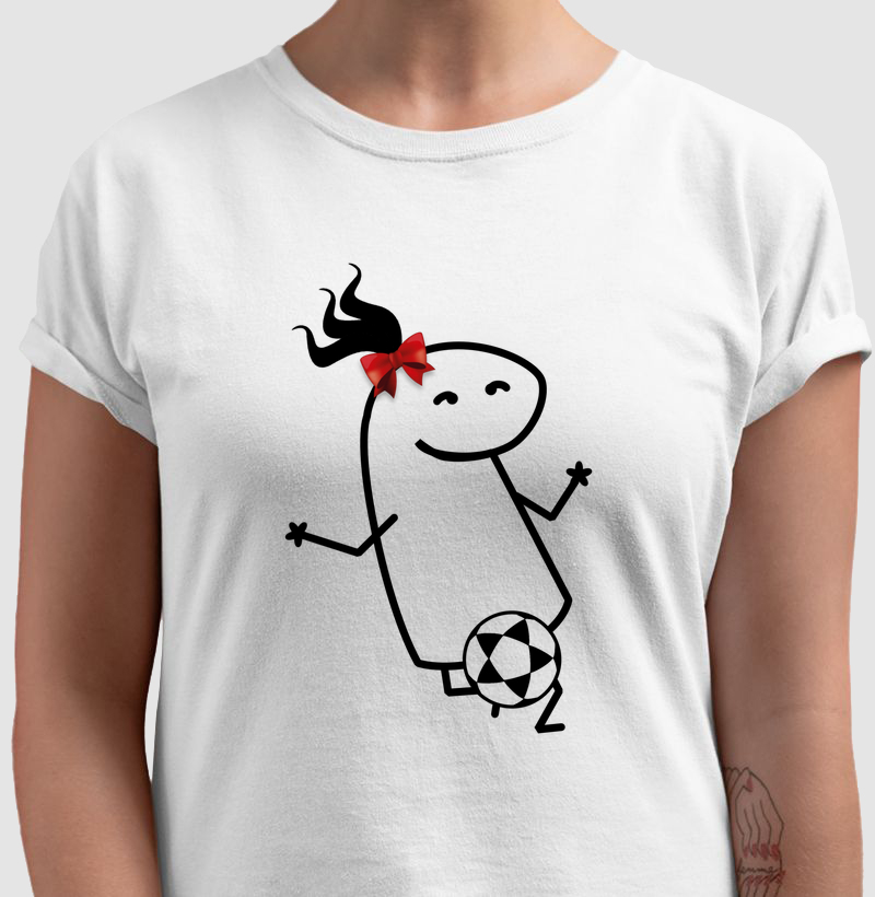 Camiseta Futevôlei Memes Chapa Feminina