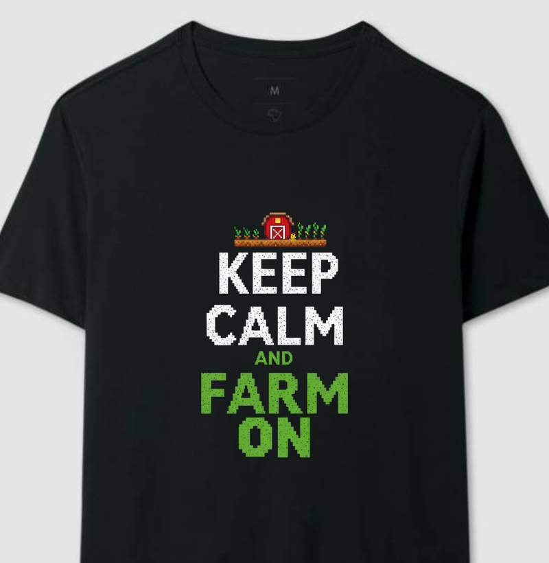 Mantenha a calma e farme