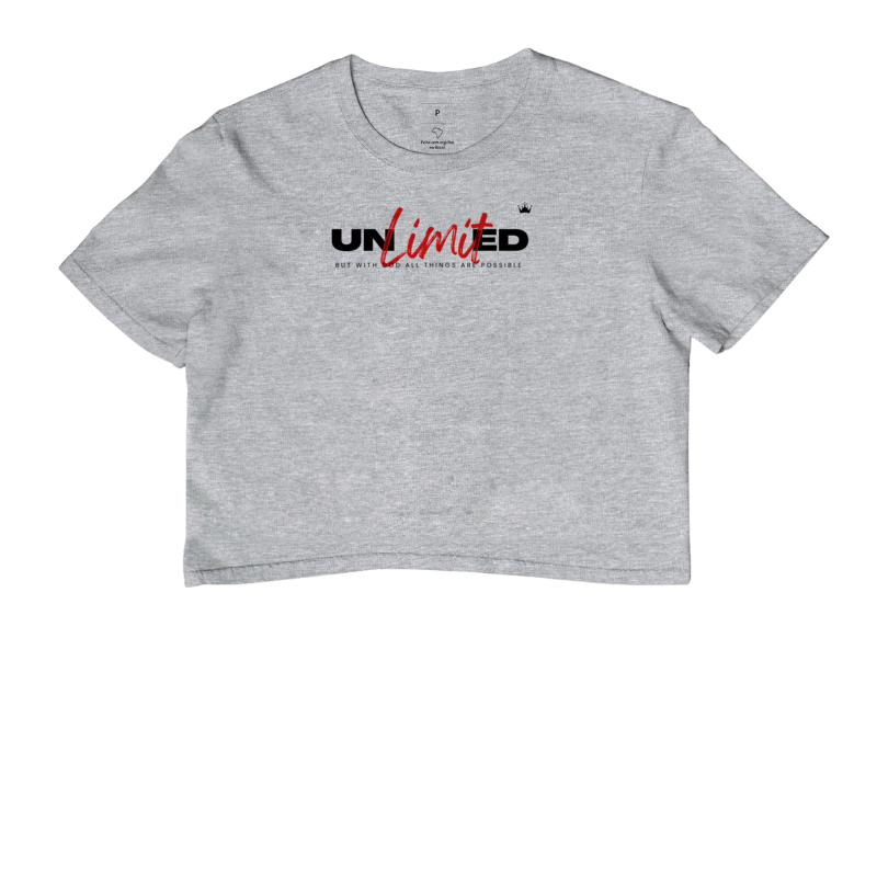 Camiseta Cropped - Unlimited