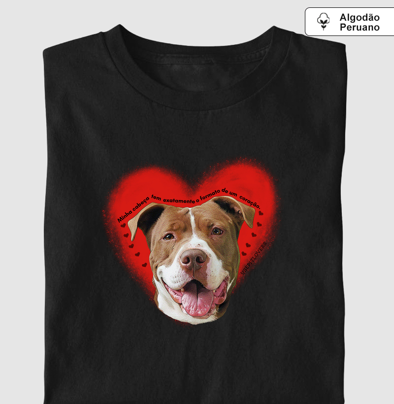 MINHA CABEÇA TEM EXATAMENTE O FORMATO DE UM CORAÇÃO