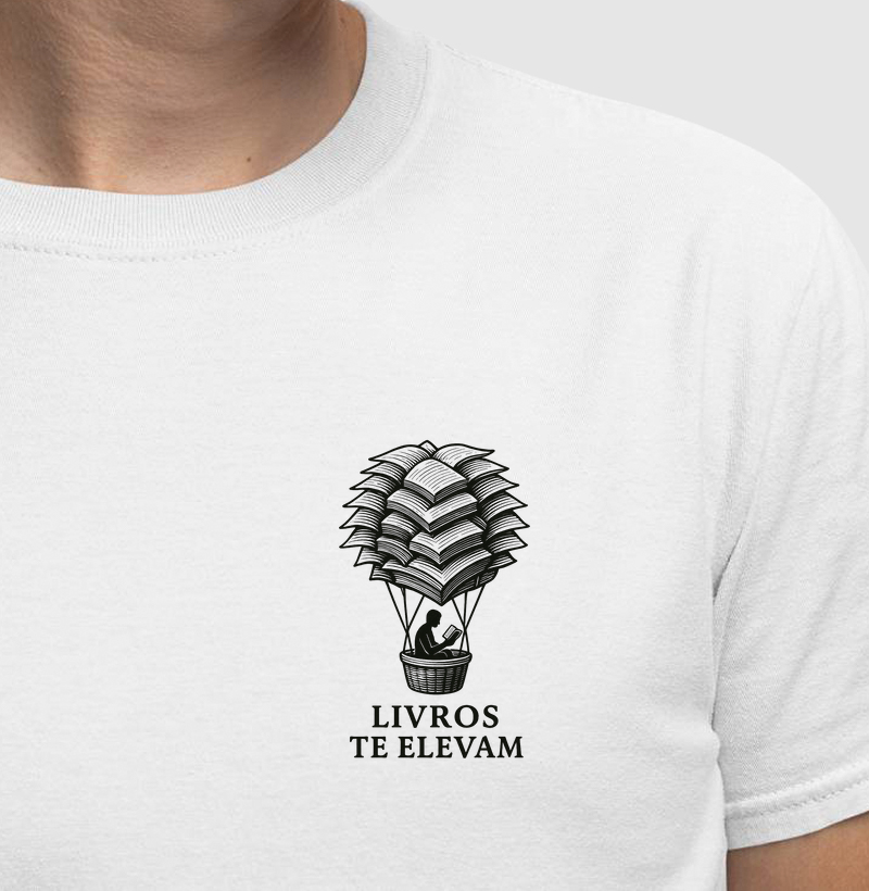 Camiseta | Livros te elevam