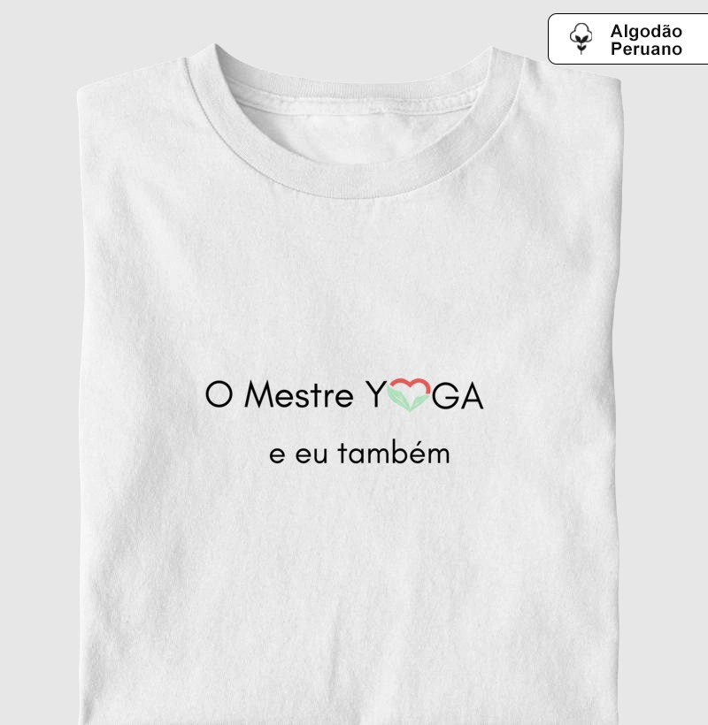 O mestre YOGA e eu também - malha peruana