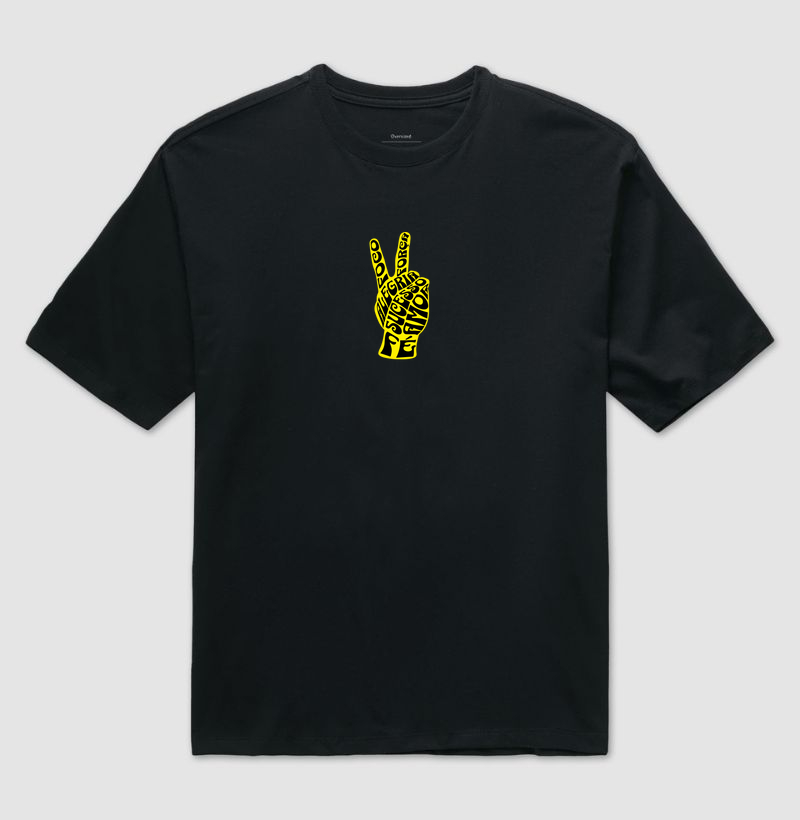 Fé a Base de Tudo - Oversized