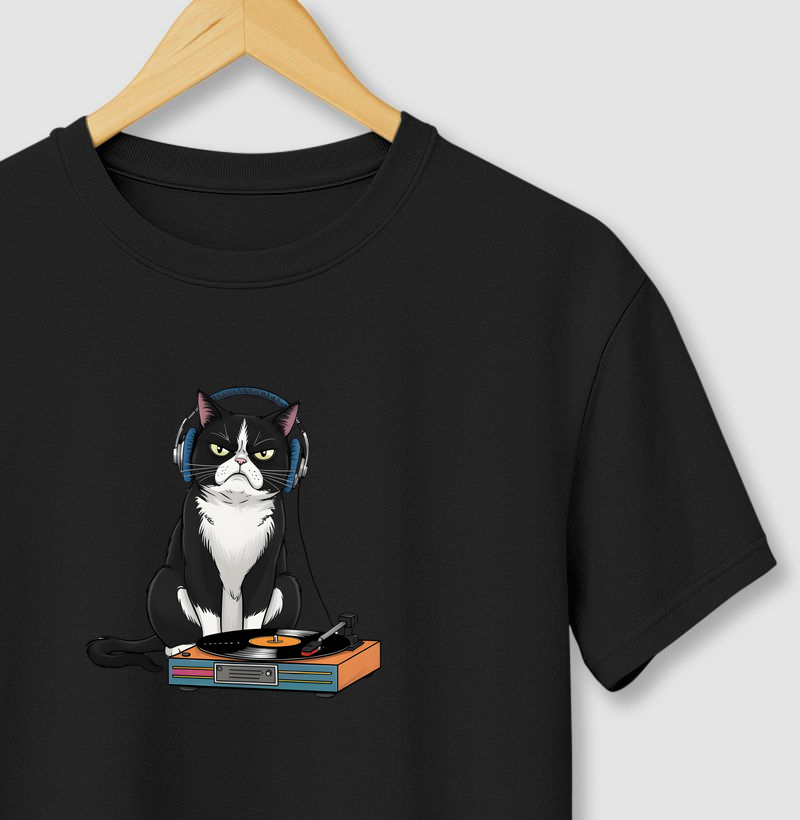GATO MAL-HUMORADO - DESENHO