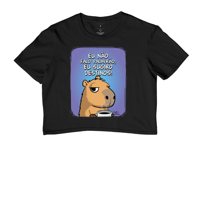 Camiseta Capivara Sugiro Destinos